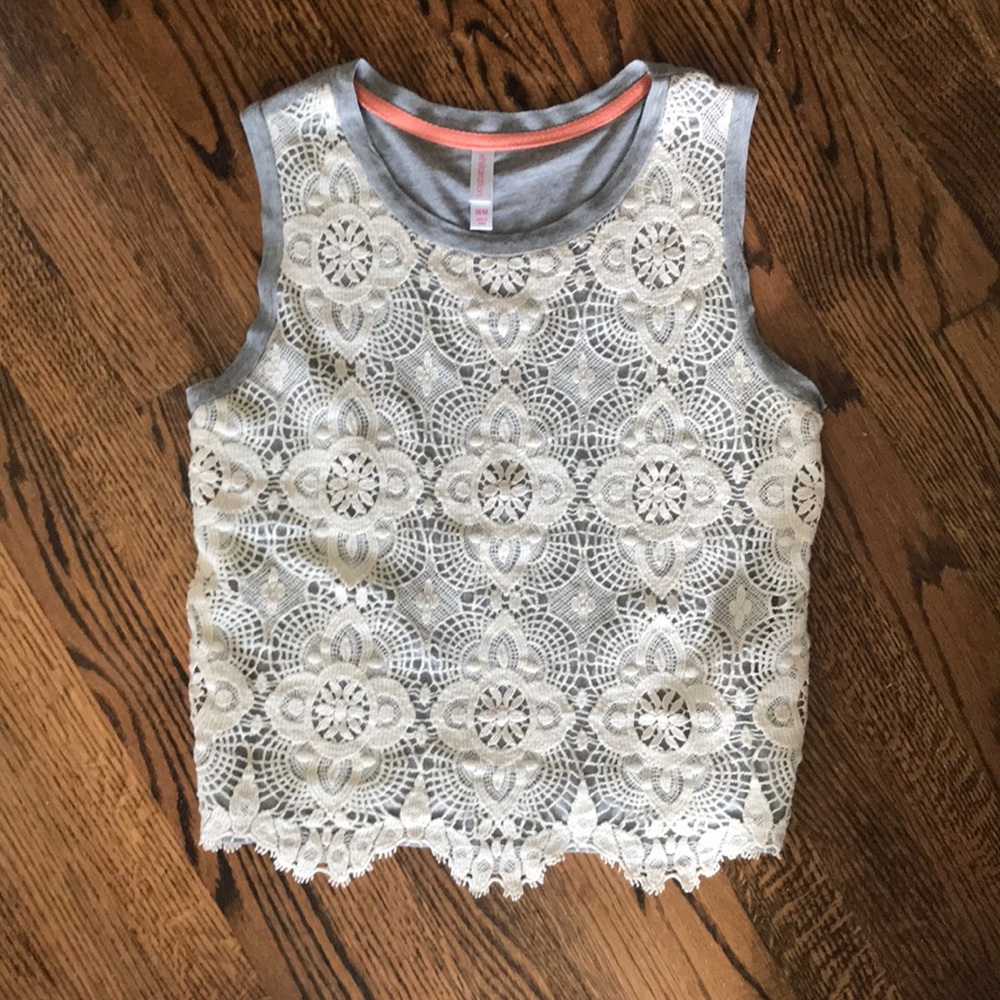 Lace crop top